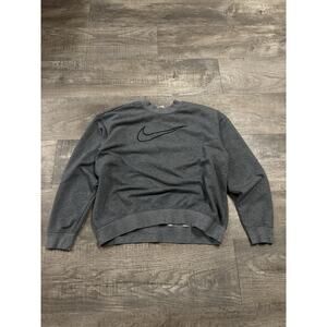Nike Crewneck Grey Center Swoosh Size Xs Women’s